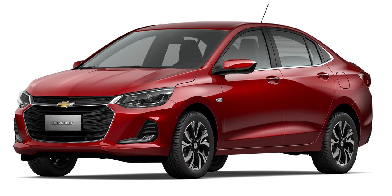 Chevrolet Onix Sedán - Color Rojo Metálico