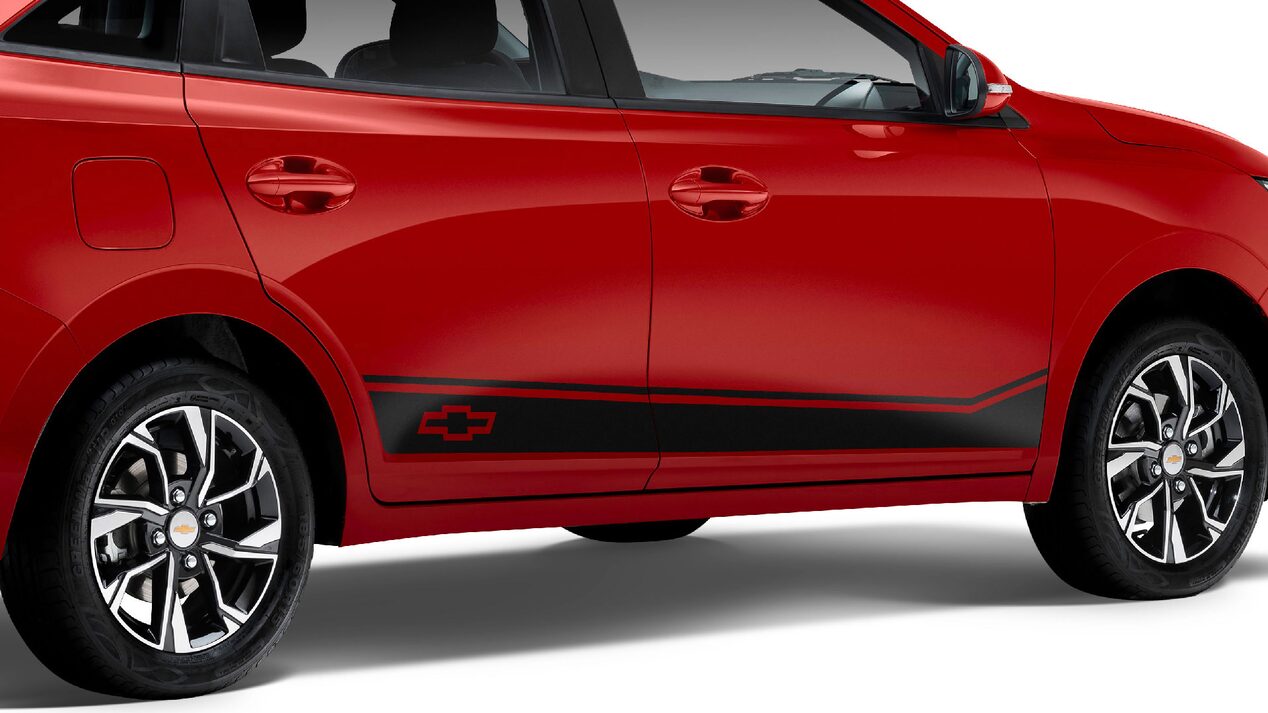 Accesorio calcomania para el Chevrolet Sail Hatchback