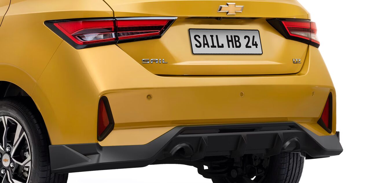 Accesorio difusor trasero para el Chevrolet Sail Hatchback