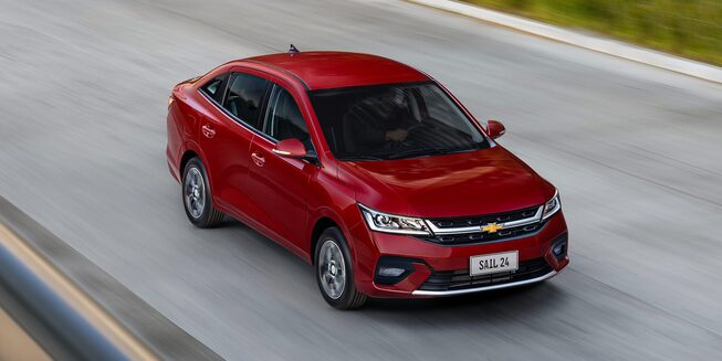 Chevrolet Sail, vista frente ciudad