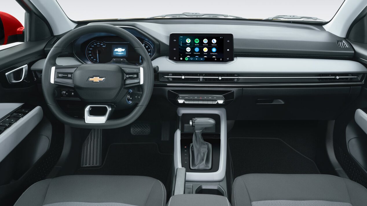 Pop up vista interior del Chevrolet Sail