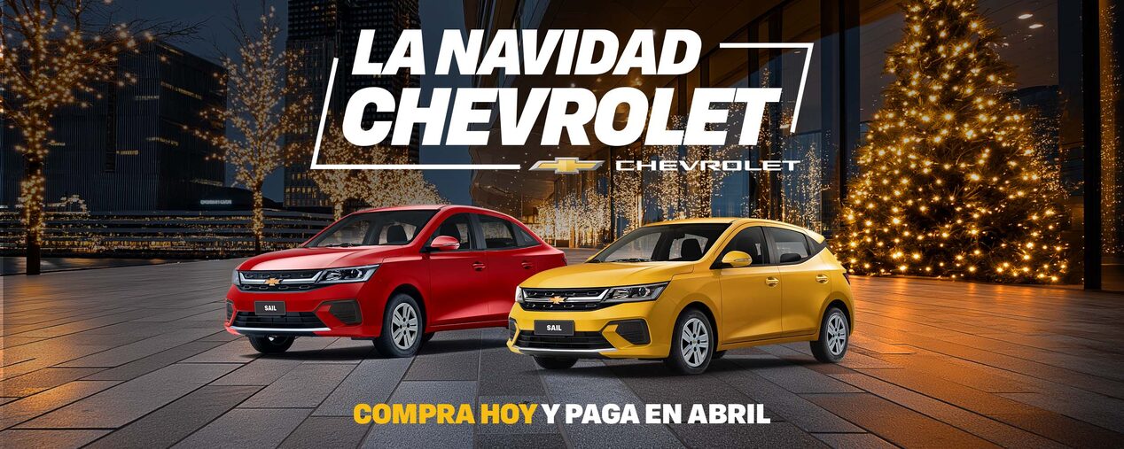 La navidad Chevrolet. Compra hoy y paga en abril