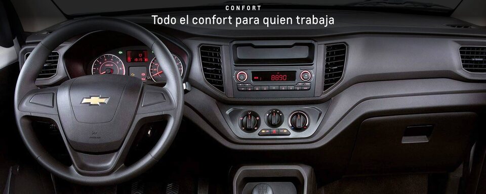 La van Chevrolet N400 brinda el confort necesario para el trabajo diario