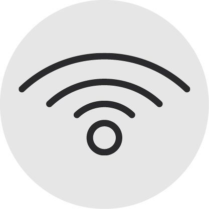 Ícono de conectividad Wi-Fi integrado en el Chevrolet Traverse 2025