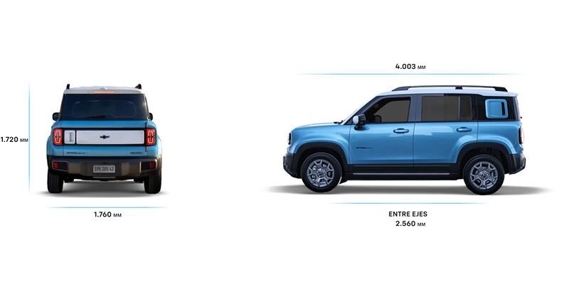 Medidas del Chevrolet Spark EUV