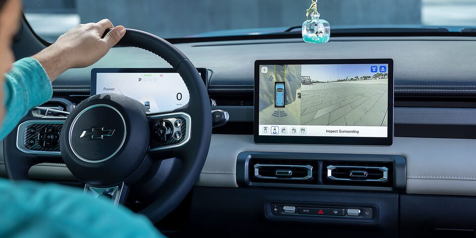 Centro Multimedia con pantalla de 10.1" a bordo del Chevrolet Spark EUV.