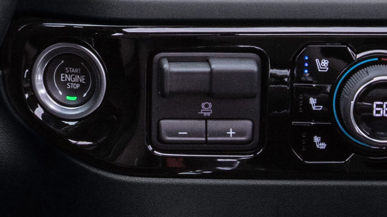 Controles del remolque de la Chevrolet Silverado High Country.