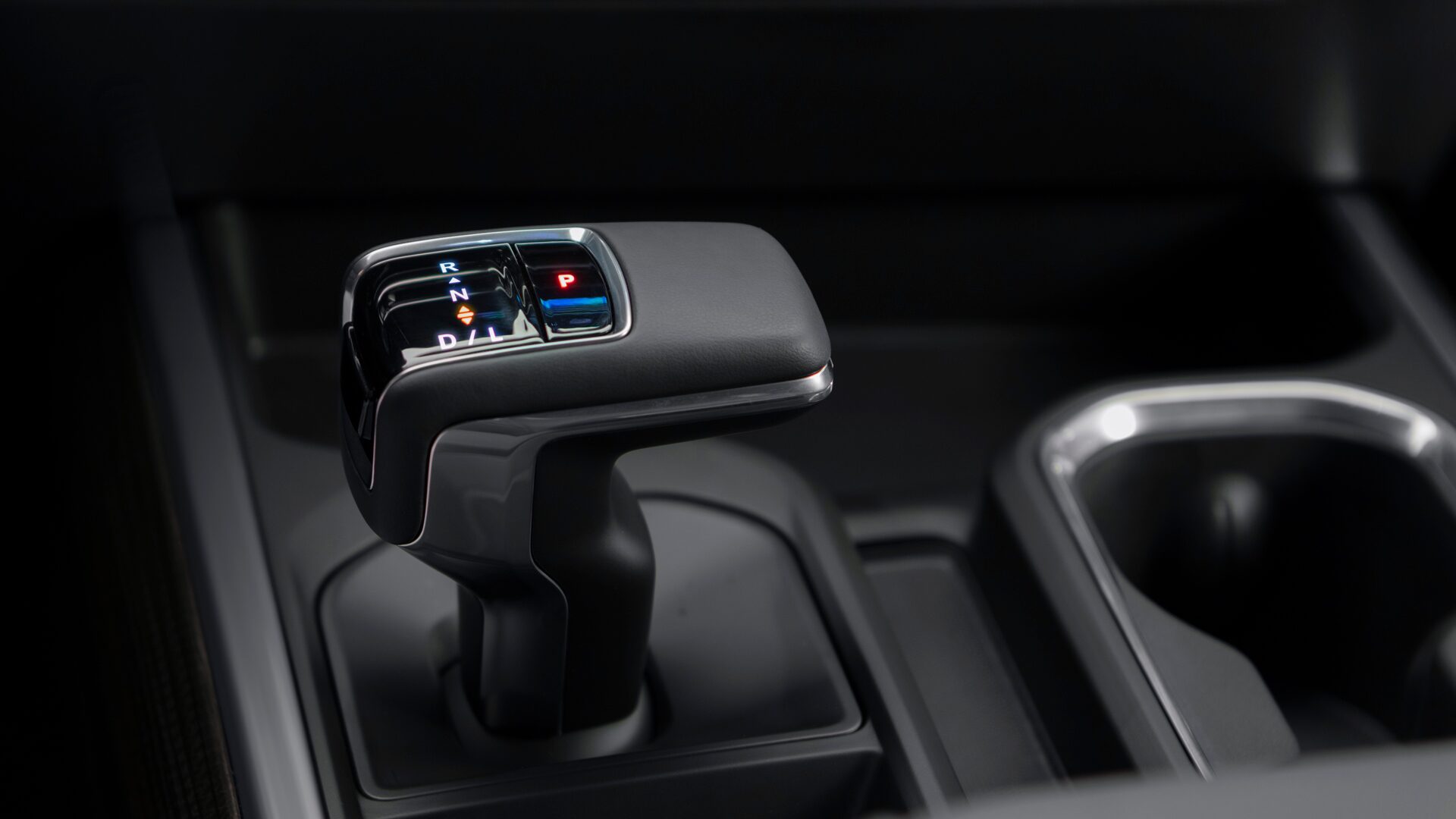 Palanca de transmisión de la Chevrolet Silverado.