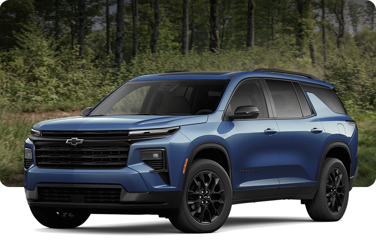 Conoce la Traverse Midnight con 7 Asientos y Sistema de Tracción AWD.