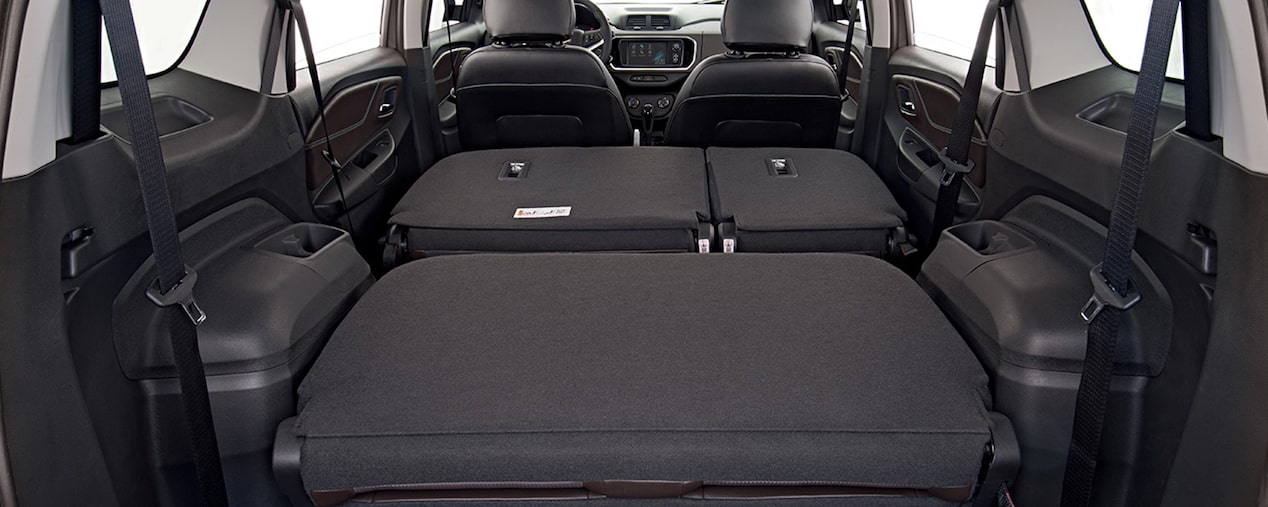 Chevrolet Spin - Asientos rebatibles de tu minivan