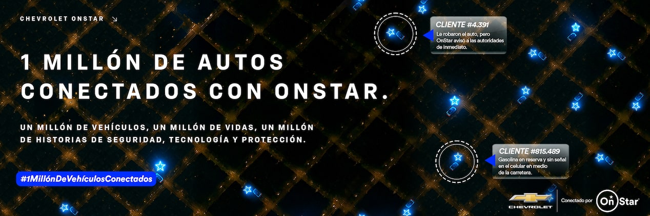 Onstar - 1 millón de vehículos conectados