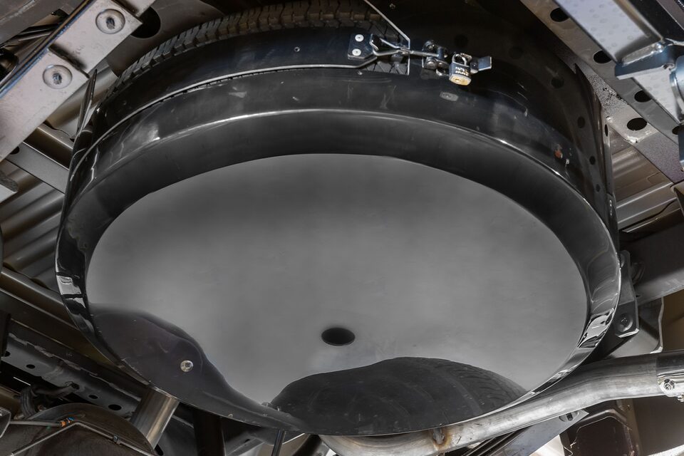 La tapa rígida para rueda de auxilio previene el robo y daño de la rueda de auxilio de tu Chevrolet S10