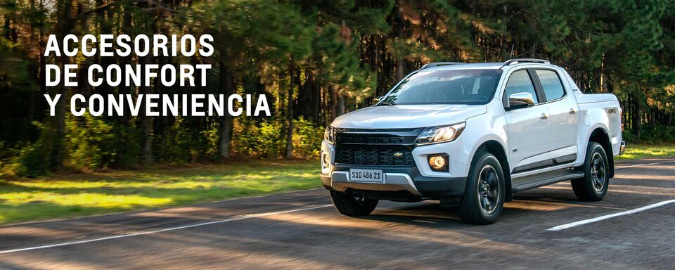 Accesorios de confort y conveniencia para tu Chevrolet S10
