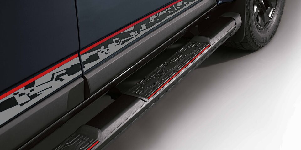 Estribo y diseño exterior de la Pick up Chevrolet S10 Z71