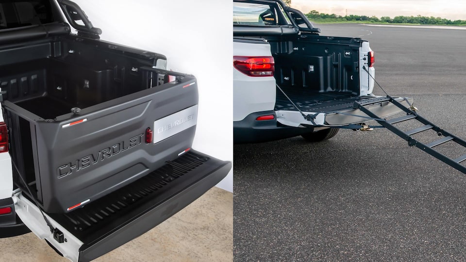 Incrementa la capacidad de transporte con el extensor de caja para Chevrolet Montana