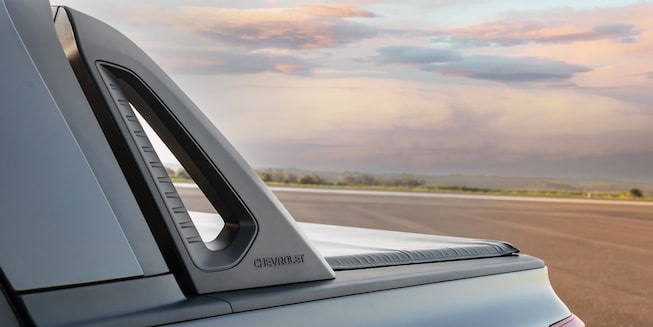 Detalle de las barras antivuelco de la pick up Chevrolet Montana