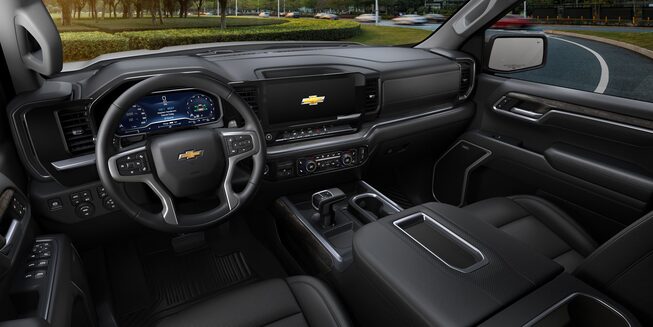 Pick up Chevrolet Silverado vista tablero completo