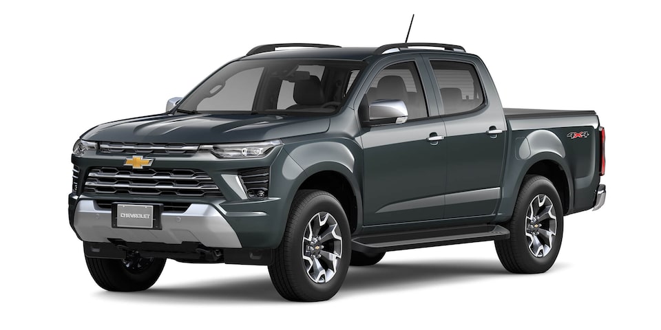 Chevrolet S10 LTZ en color gris petroleo