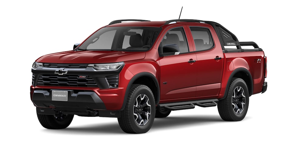 Chevrolet S10 Z71 en color rojo