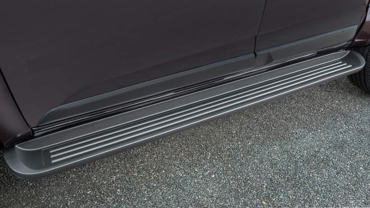 Kit de Estribos Laterales ABC negro para Chevrolet S10