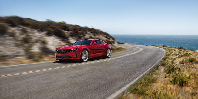 Galería Camaro Rojo en Ruta