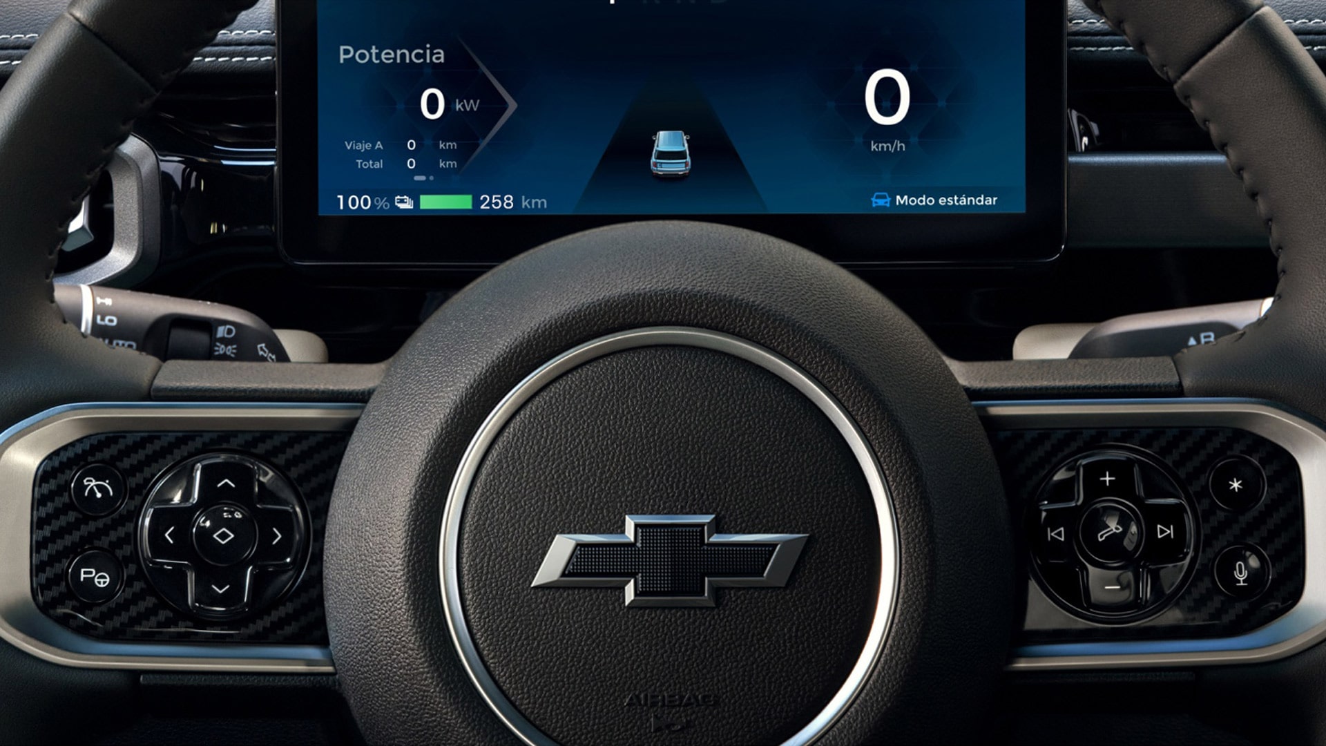 Tablero digital del Chevrolet Spark EUV, innovación y conectividad