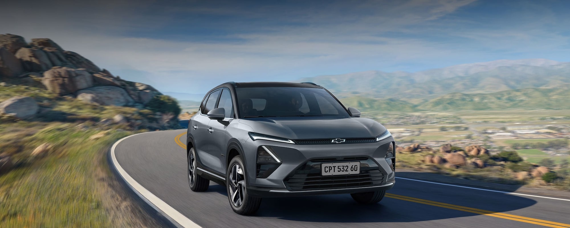 Nueva Chevrolet Captiva EV en ruta de sierras