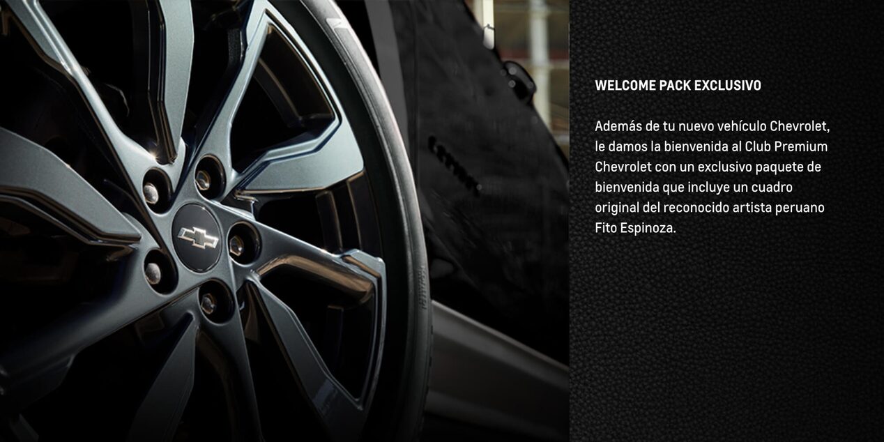 Club Premium Chevrolet, beneficio welcome pack