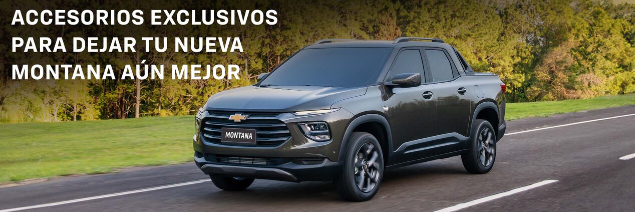 Accesorios para la pick up Chevrolet Montana